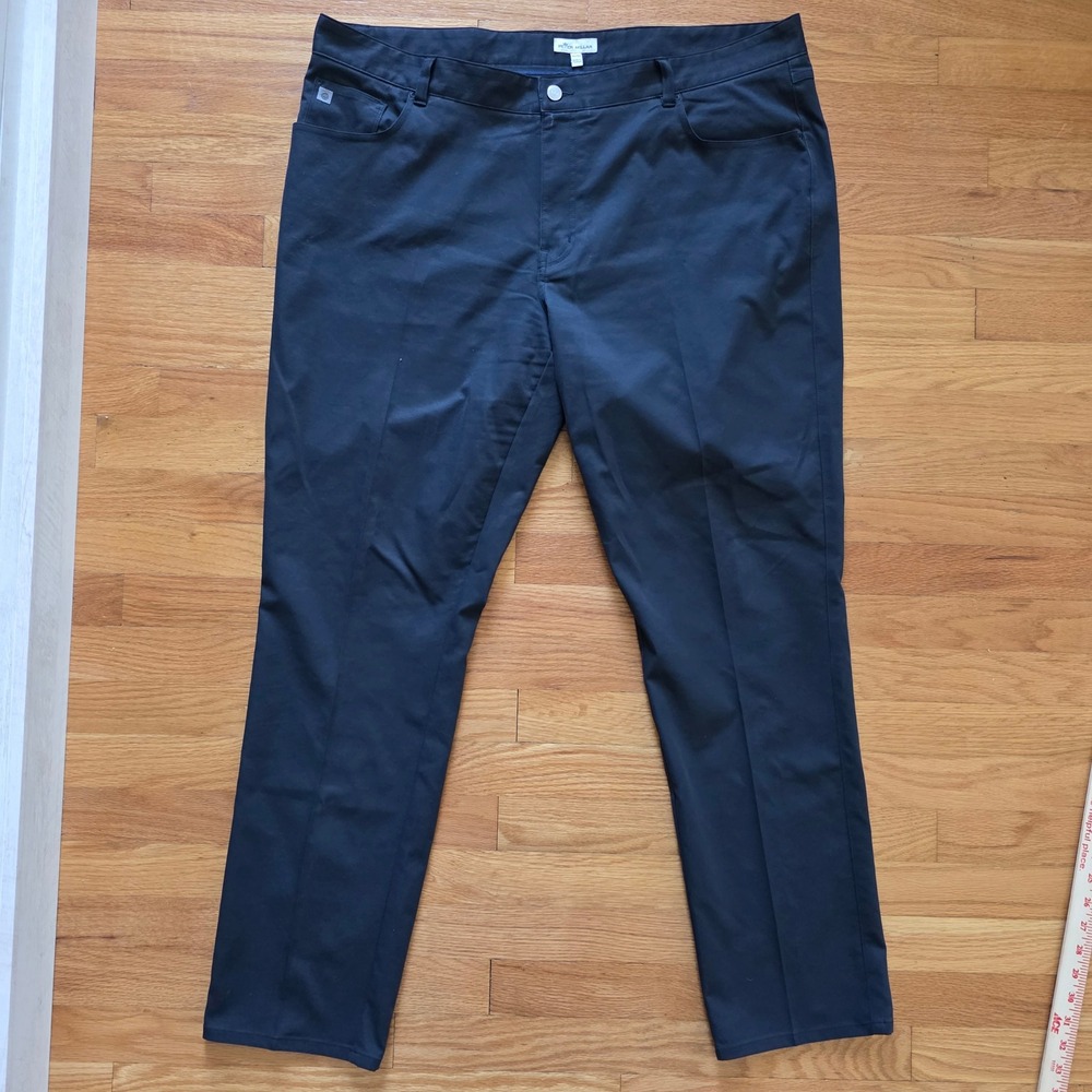 Peter Millar Pants Mens 42x32 eb66 Performance Five Pocket Pants Black